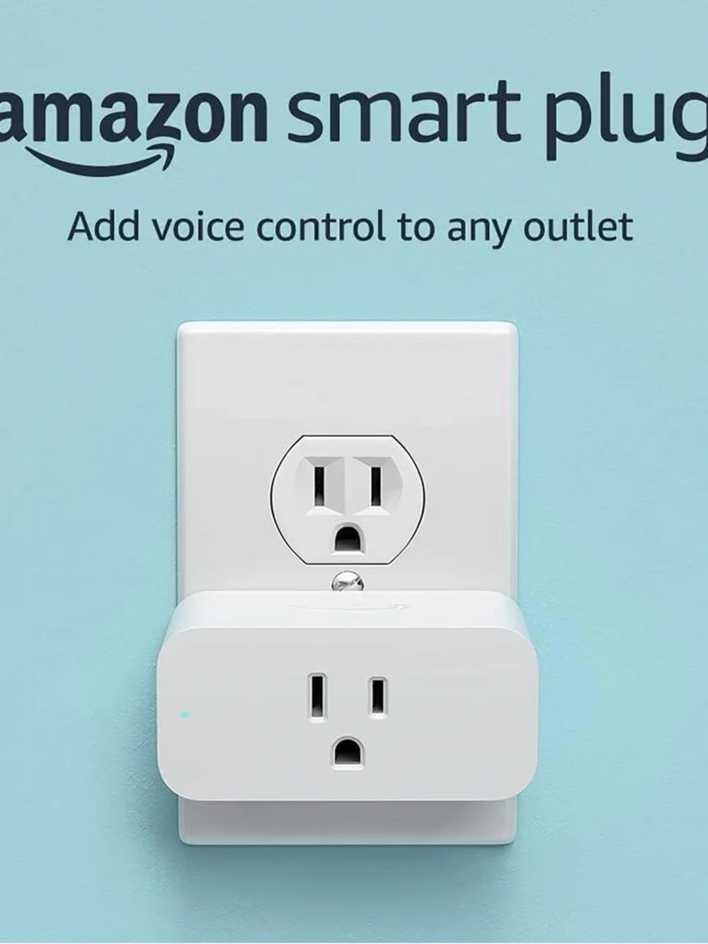 Amazon Wi‑Fi Smart Plug in White with LED Indicator